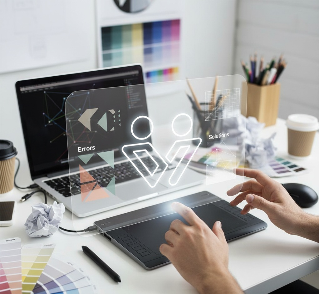 10 أخطاء يقع فيها المصممين وكيف تتجنبها 2025